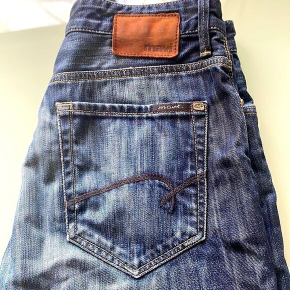 Mavi jeans 32/32 MATT mid-rise boot cut distressed in the back holes - Picture 1 of 16